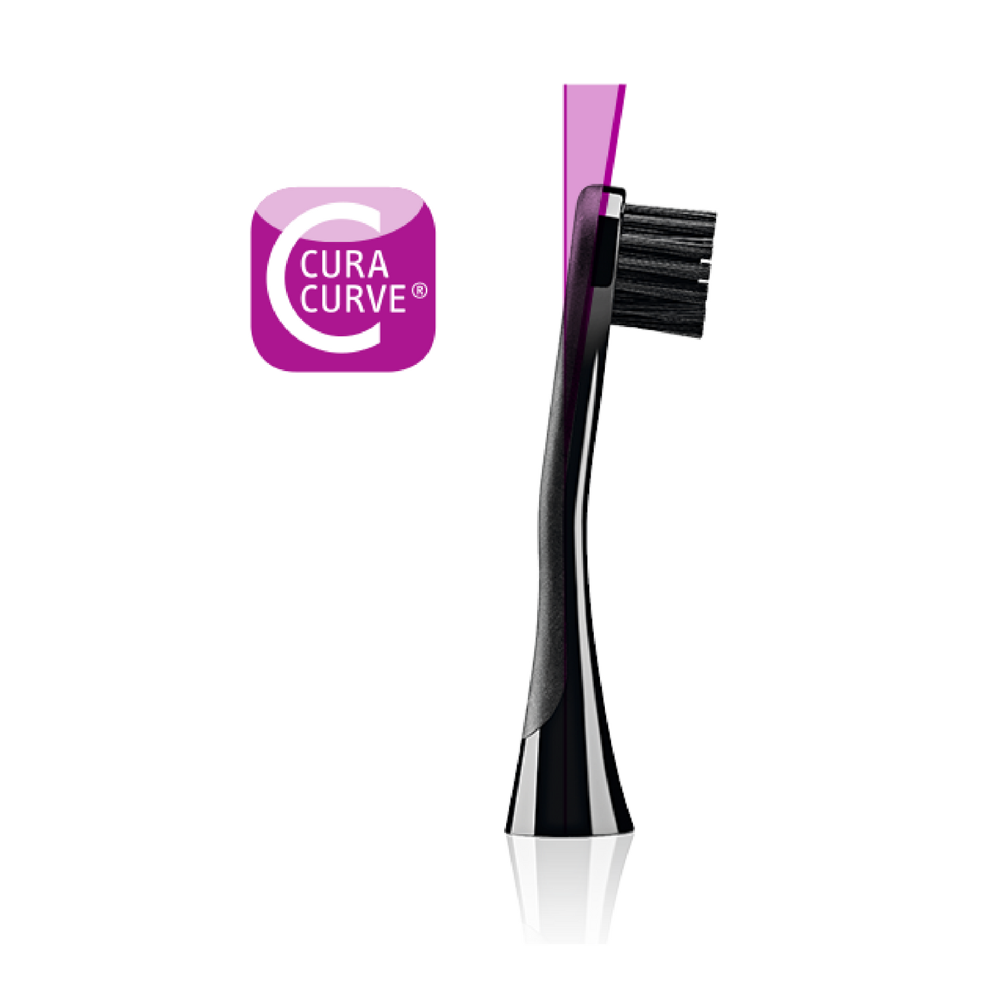 Testine "Carbonio" per spazzolino Black Is White Hydrosonic