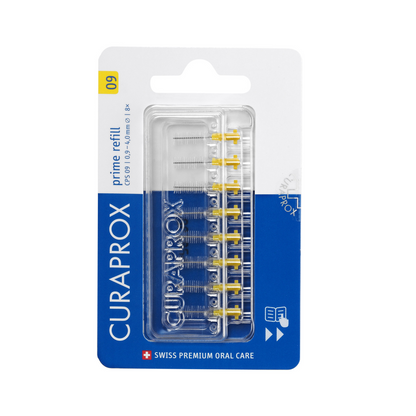 Scovolini interdentali CPS 09, colore giallo, confezione da 8